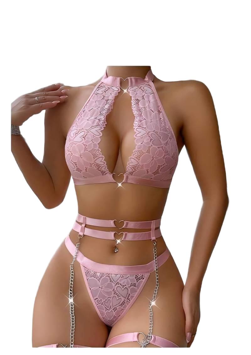Underwear - Set Lingerie Seksi Push Up dengan
