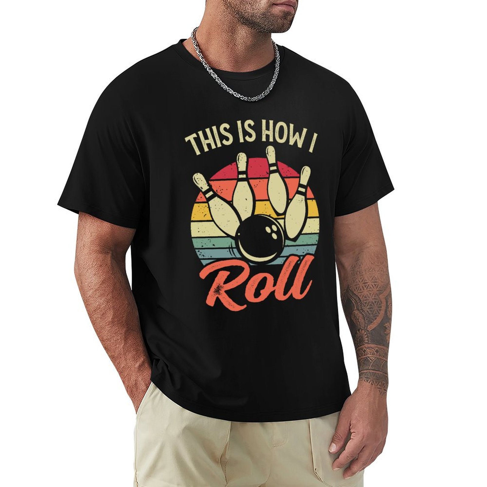 Short Sleeve Bowling Shirt Retro - Beginilah Gaya Saya Memakai Kaos Bowling