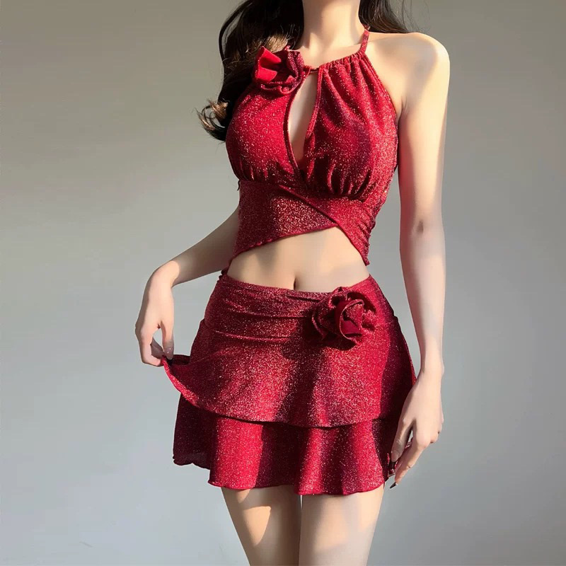 Suits - Set Bikini 2 Potong Wanita Gaya