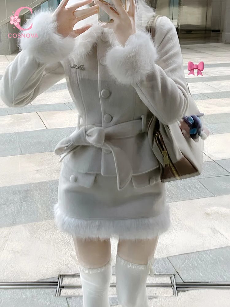 Shorts - Setelan 2 Potong Gaya Putri Korea