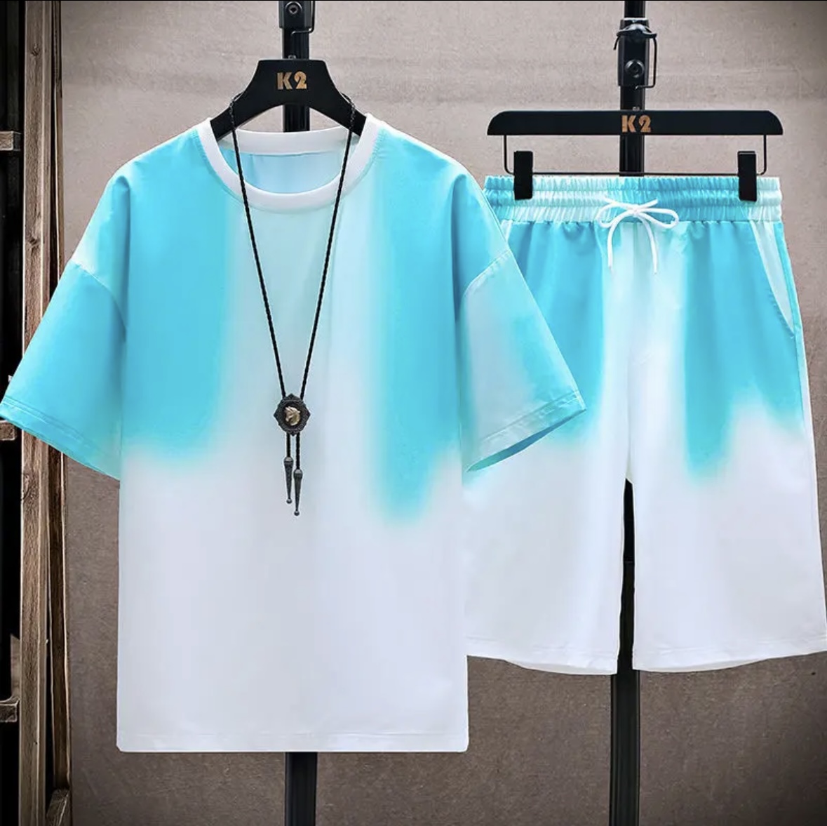 T-Shirts - Setelan sutra es musim panas terlaris