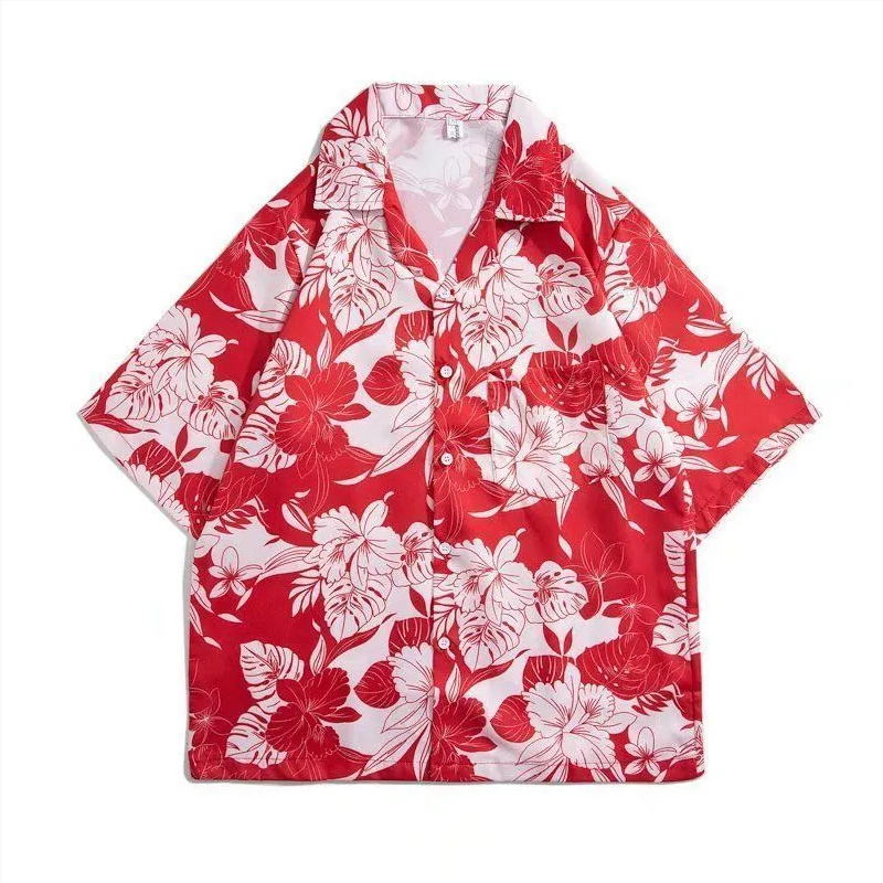 Kemeja bunga antik lengan pend - Vintage Hawaiian Floral Shirt ulasan dan harga