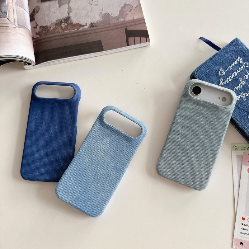 Casing Ponsel Kain Kulit Matte - Jeans ulasan dan harga