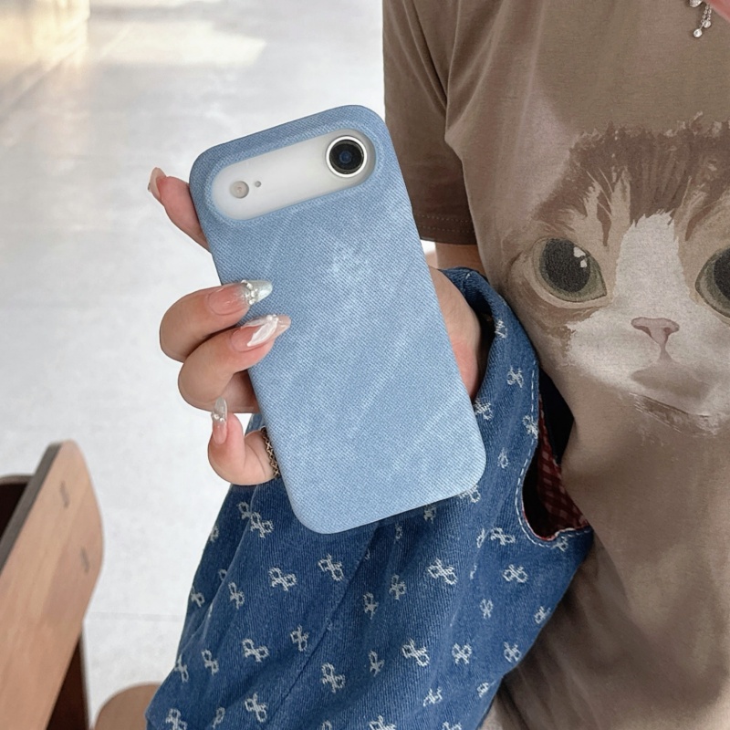 Casing Ponsel Kain Kulit Matte - Jeans ulasan dan harga