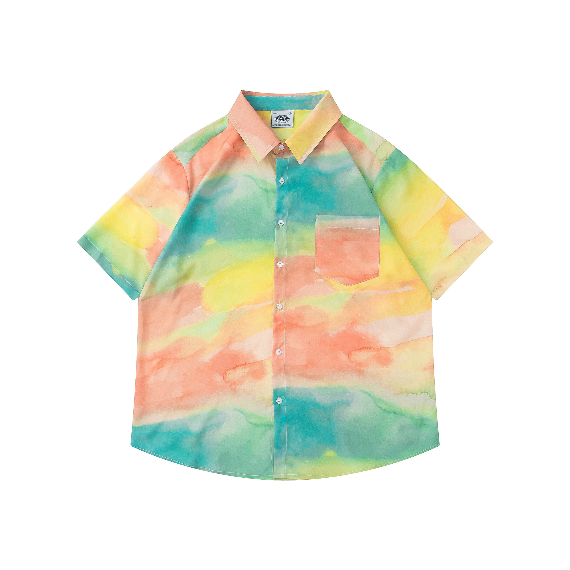 Kemeja Pria Lengan Pendek Mode - Vintage Hawaiian Floral Shirt ulasan dan harga