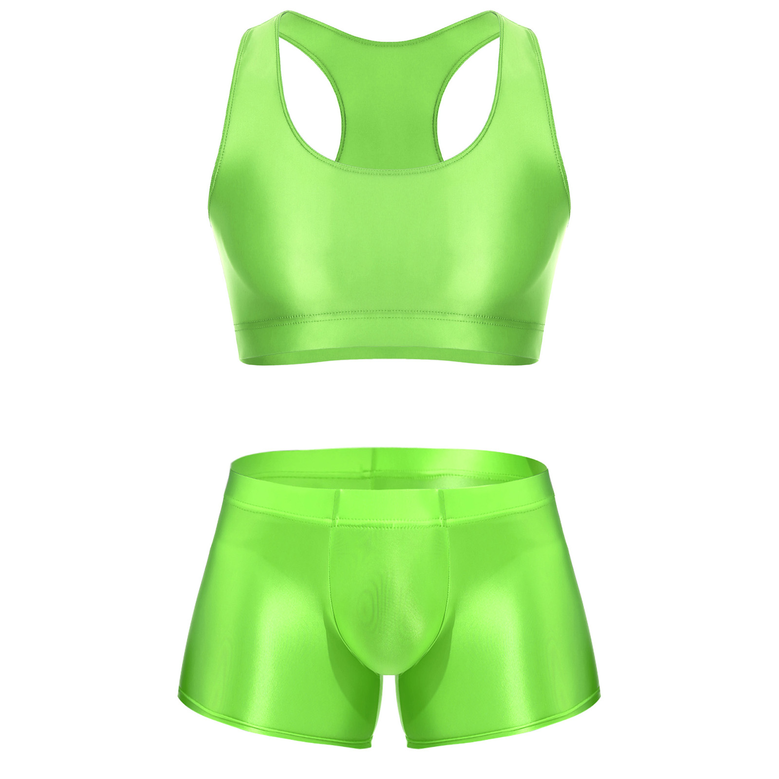 Pakaian Fitness Pria Berkilau  - Underwear ulasan dan harga