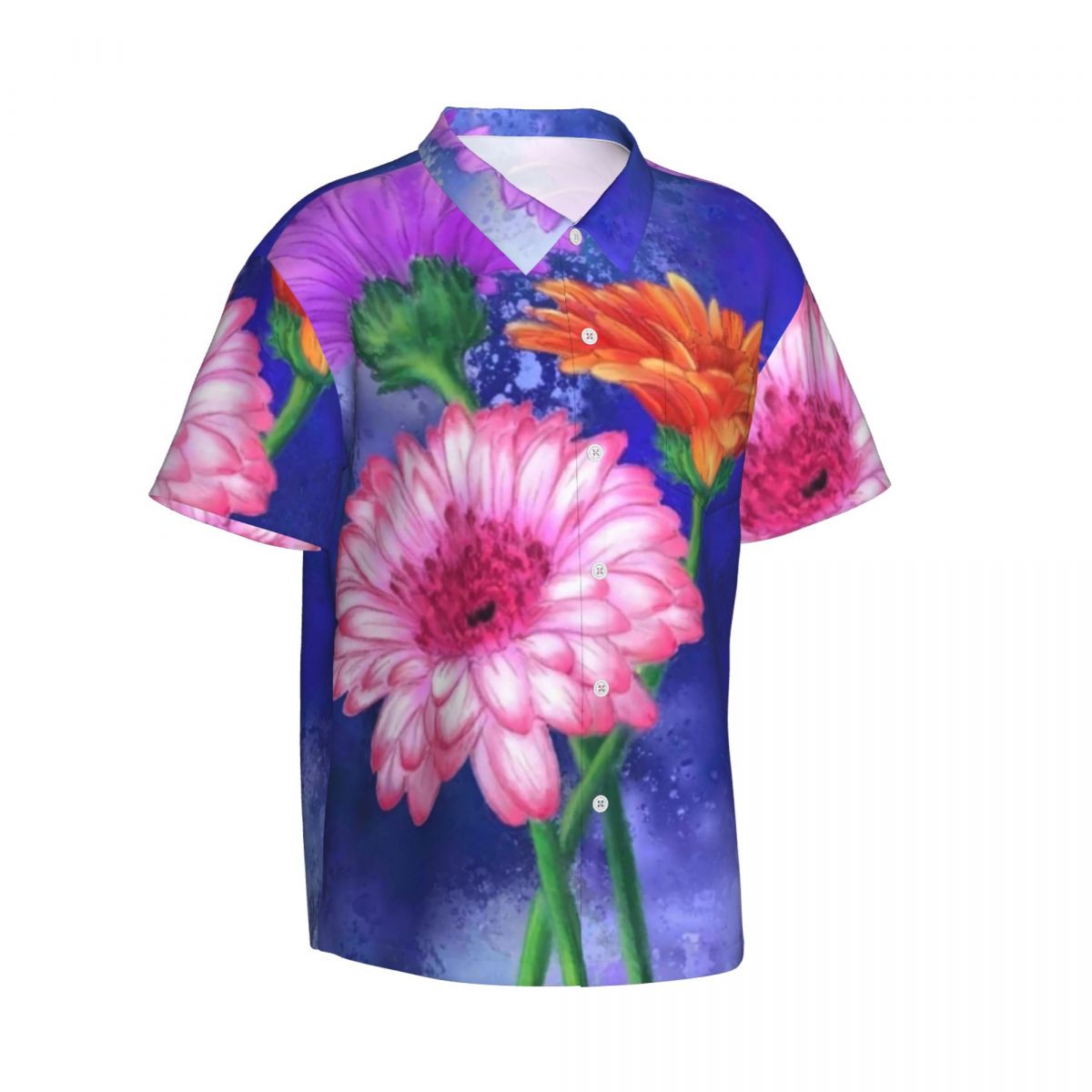 Baju pantai bermotif bunga, Ha - Vintage Hawaiian Floral Shirt ulasan dan harga