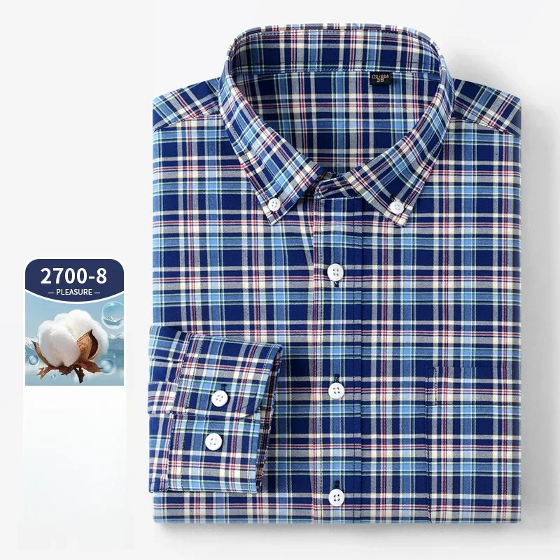 Kemeja Lengan Panjang Kualitas - Oxford Cotton Casual Shirt Business ulasan dan harga