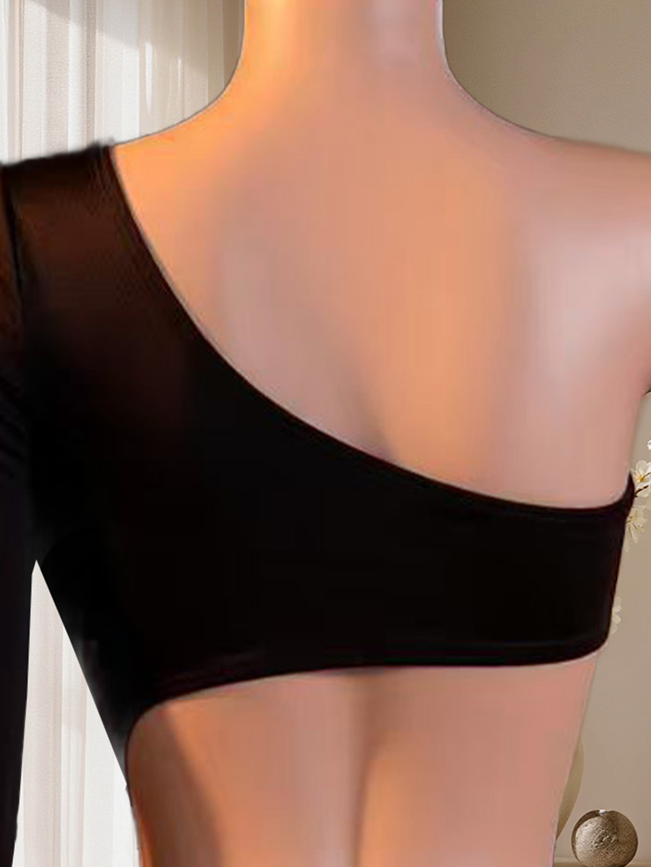Bodysuit Wanita Satu Bahu Leng - Underwear ulasan dan harga