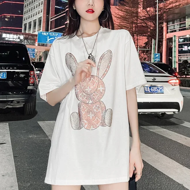 Kaos Kasual Musim Panas Wanita - T-Shirts ulasan dan harga