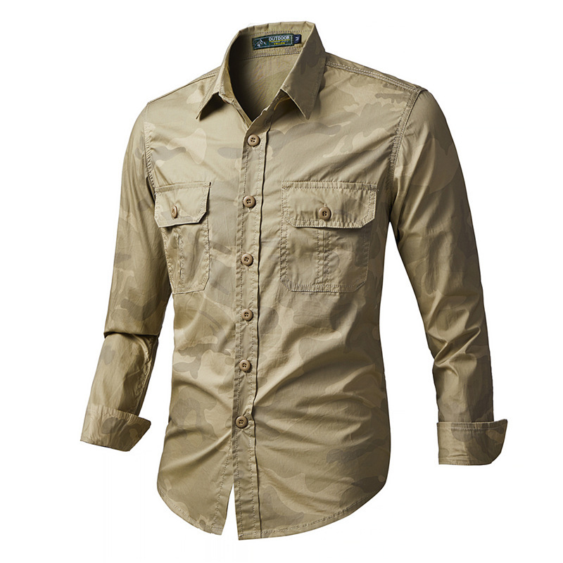 Kemeja Kargo Taktis Pria Musim - Tactical Military Shirt Cargo ulasan dan harga