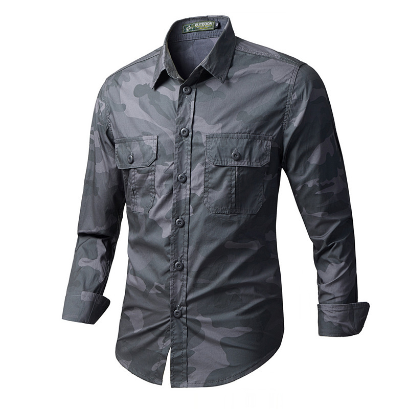 Kemeja Kargo Taktis Pria Musim - Tactical Military Shirt Cargo ulasan dan harga