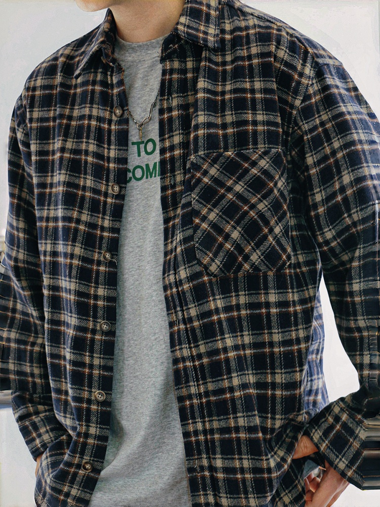 ‌ Kemeja Flanel Kelas Berat Vi - Flannel Plaid Shirt Heavy Weight ulasan dan harga