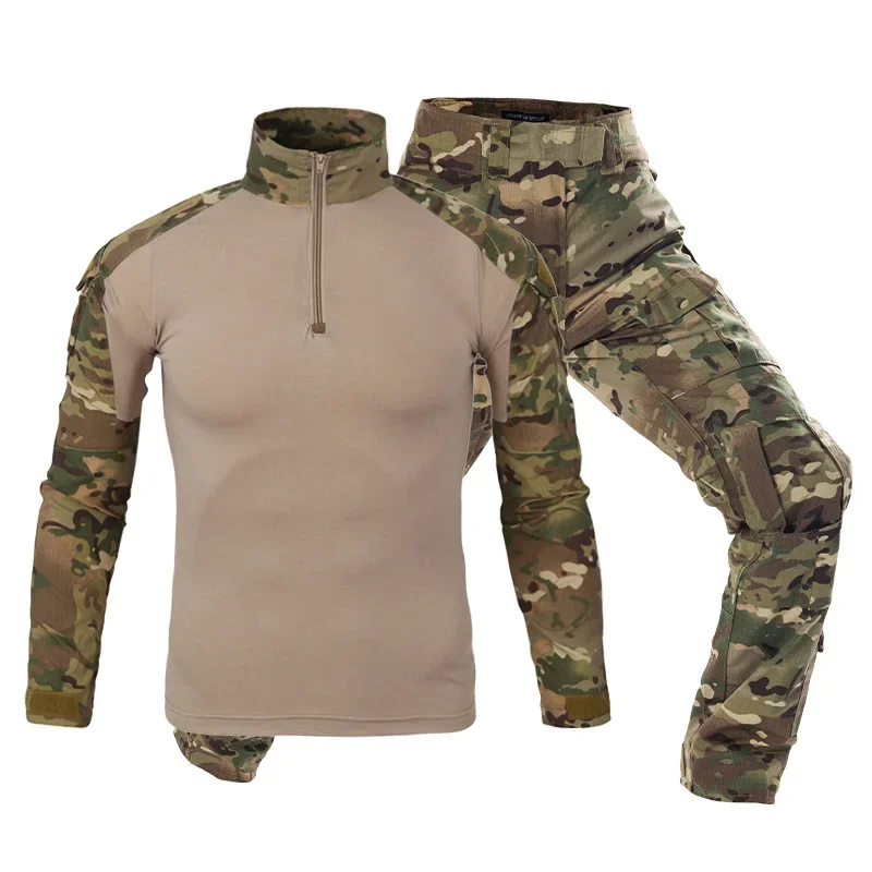 Setelan Seragam Tempur Taktis  - Tactical Military Shirt Cargo ulasan dan harga