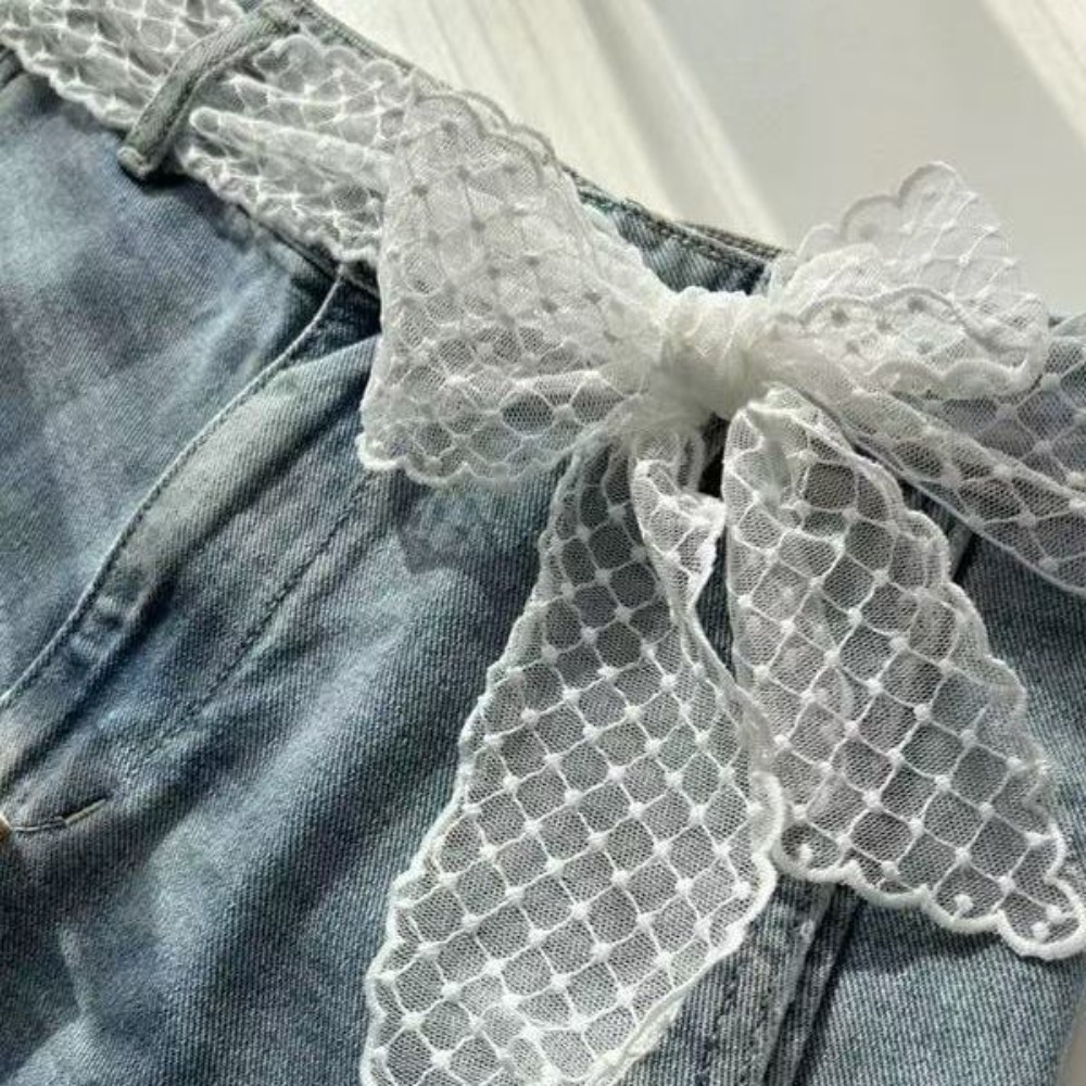 Sabuk Renda Putih Manis untuk  - Jeans ulasan dan harga