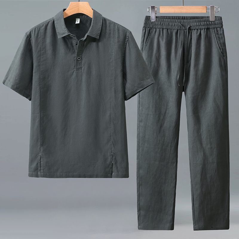 Kaus Lengan Panjang Olahraga R - Mens Linen Shirt Long Sleeve ulasan dan harga