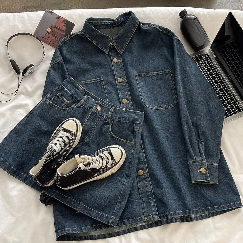 Set Rok Denim Y2K: Jaket Kanci - Jackets ulasan dan harga