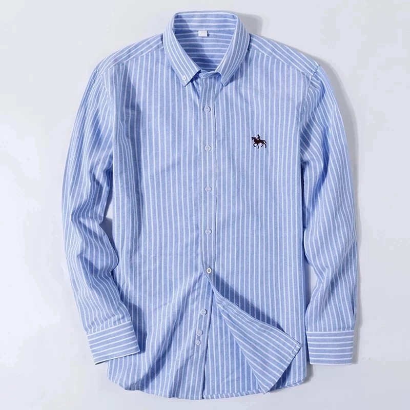 Kemeja Oxford 100% katun lenga - Oxford Cotton Casual Shirt Business ulasan dan harga