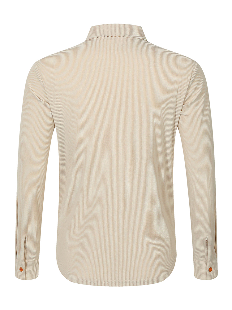 Jaket Kemeja Korduroi Pria Kas - Corduroy Button Up Shirt Men ulasan dan harga