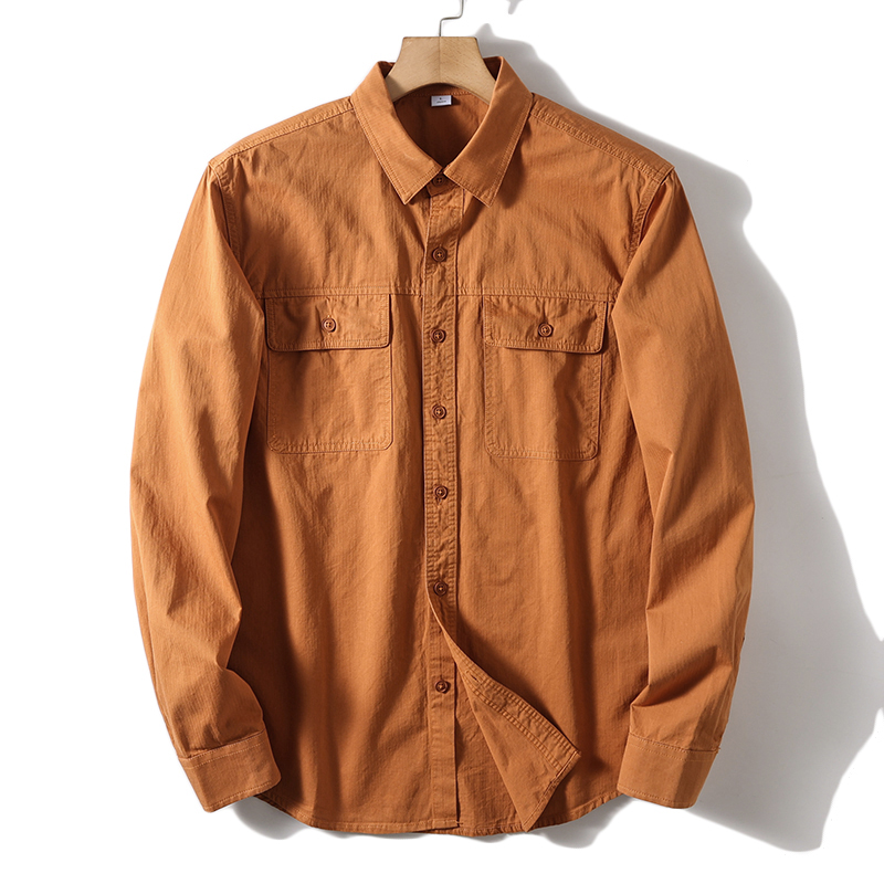 Kemeja lengan panjang pria, ba - Oxford Cotton Casual Shirt Business ulasan dan harga