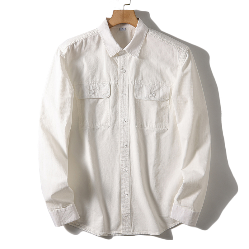 Kemeja lengan panjang pria, ba - Oxford Cotton Casual Shirt Business ulasan dan harga