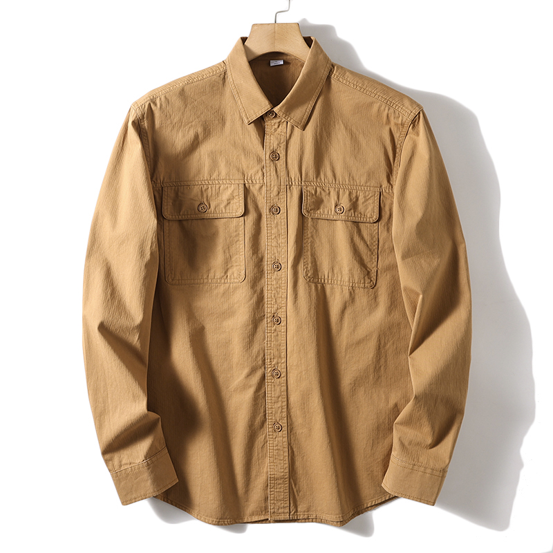 Kemeja lengan panjang pria, ba - Oxford Cotton Casual Shirt Business ulasan dan harga