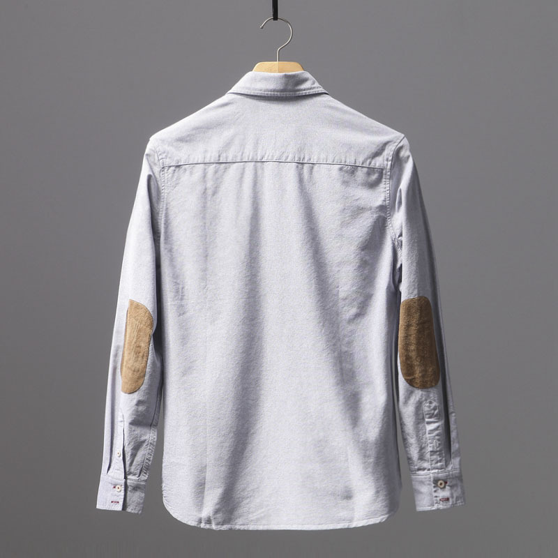 Kemeja perca lengan panjang pr - Oxford Cotton Casual Shirt Business ulasan dan harga