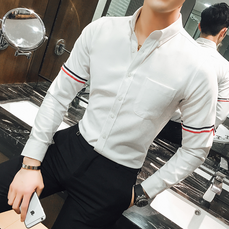 Kemeja pria - Kemeja tanpa ker - Oxford Cotton Casual Shirt Business ulasan dan harga