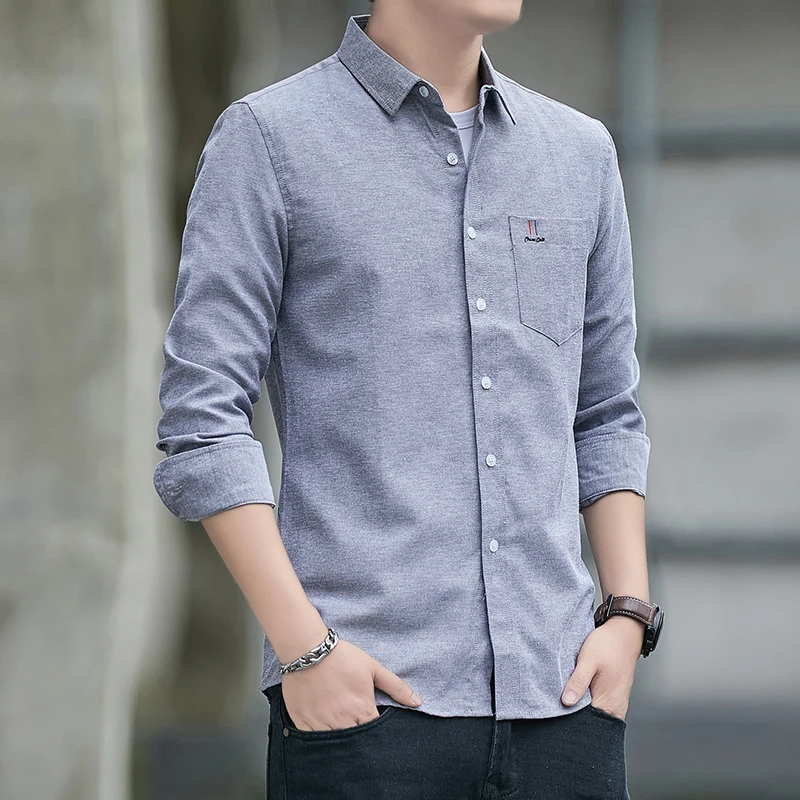 Jaket Olahraga Lengan Panjang  - Mens Linen Shirt Long Sleeve ulasan dan harga