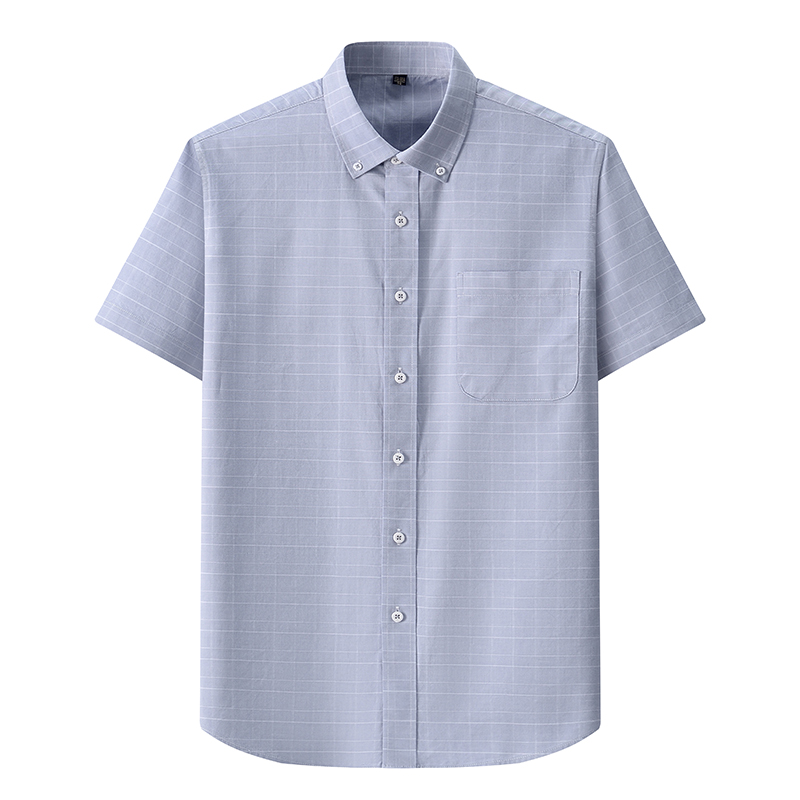 Kemeja lengan pendek pria, mus - Oxford Cotton Casual Shirt Business ulasan dan harga