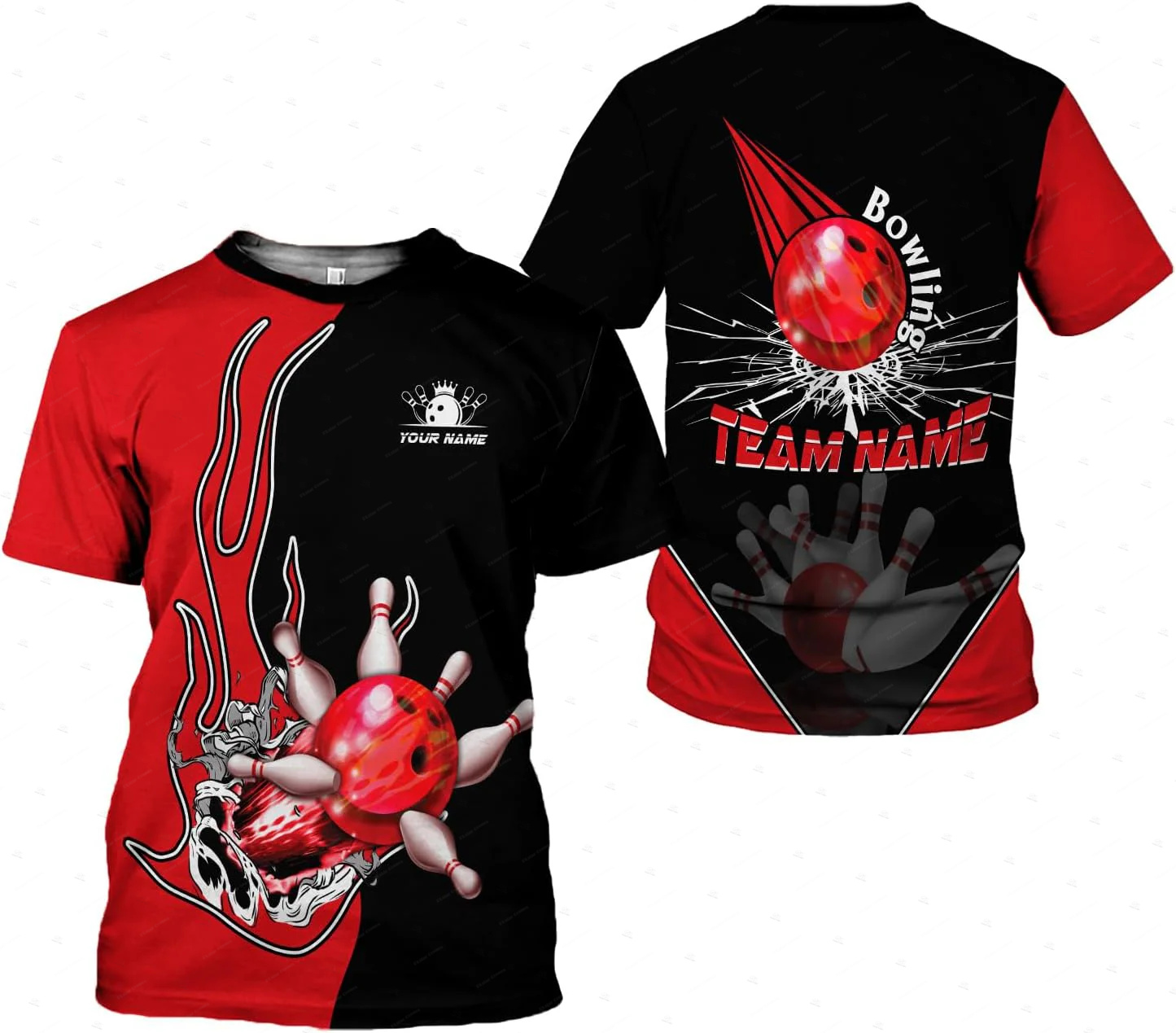 Nama Kustom Gradien Bowling Ap - Short Sleeve Bowling Shirt Retro ulasan dan harga