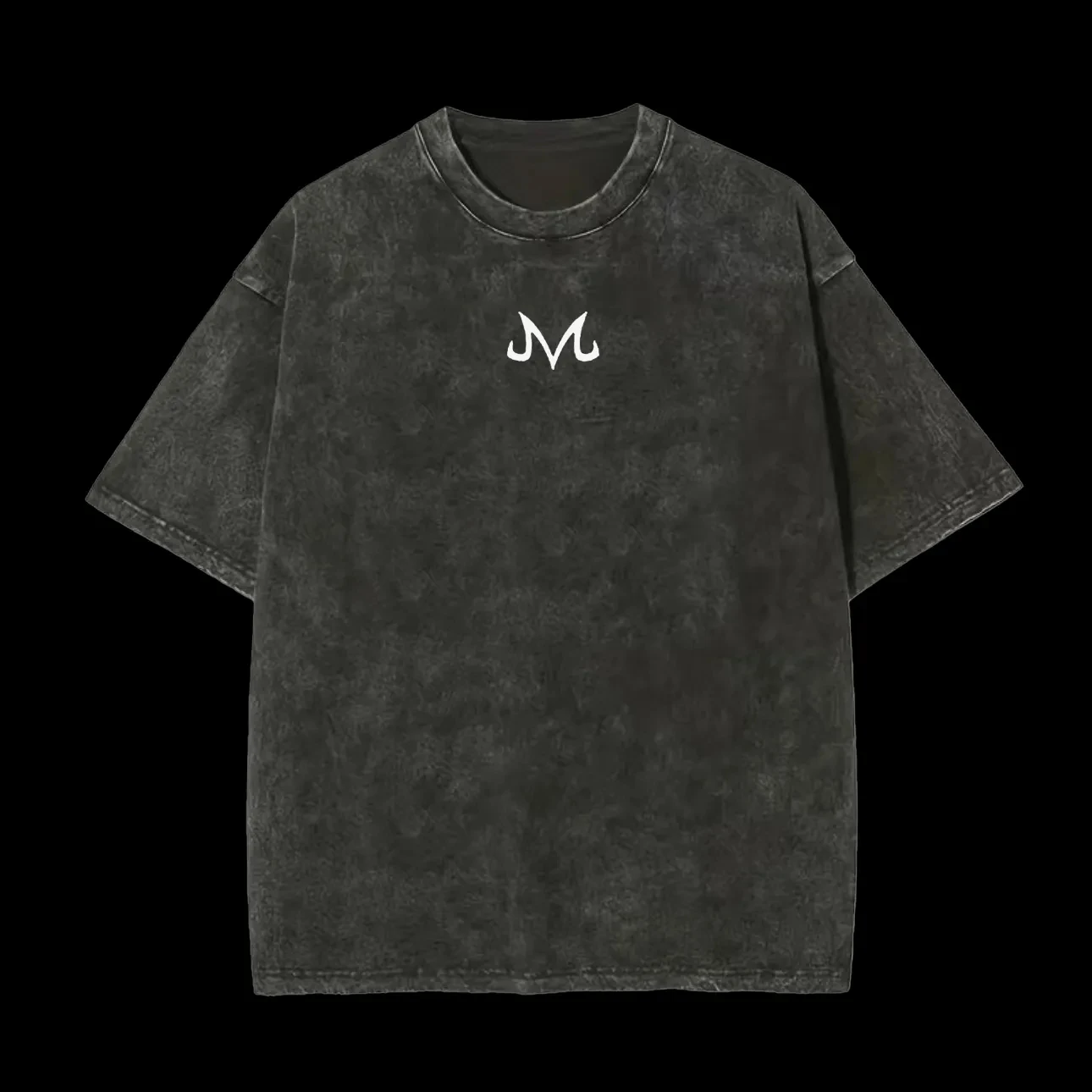 Kaos Logo Majin M Pria Acid Wa - Acid Wash Vintage Graphic T Shirt ulasan dan harga