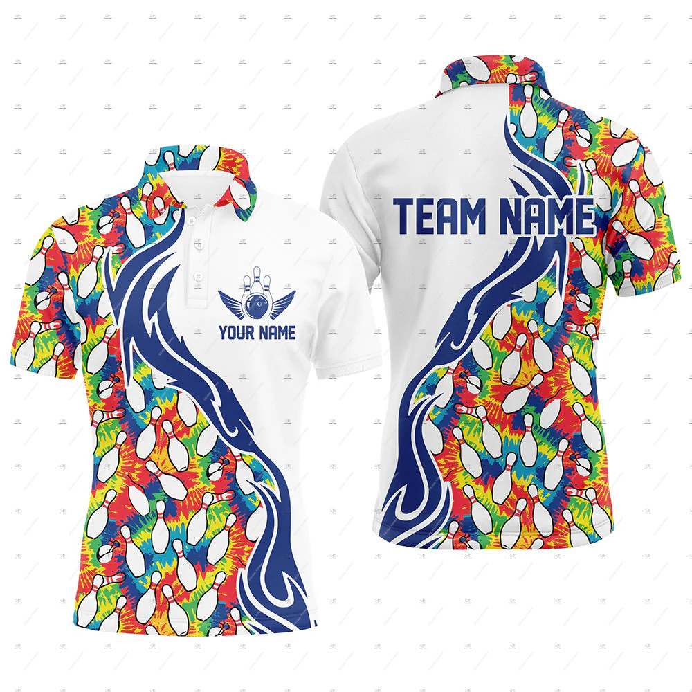 Nama Kustom Bowling Skull Flam - Short Sleeve Bowling Shirt Retro ulasan dan harga