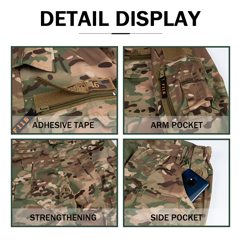 Lynjacye F116 Seragam Taktis K - Tactical Military Shirt Cargo ulasan dan harga