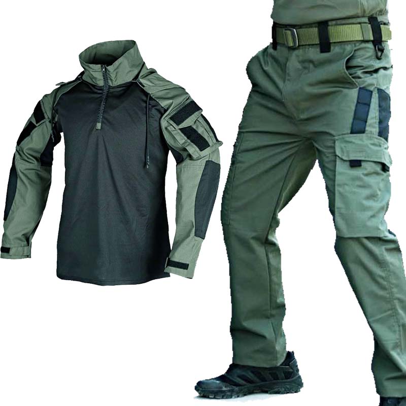 Set Seragam Taktis Kemeja Kata - Tactical Military Shirt Cargo ulasan dan harga